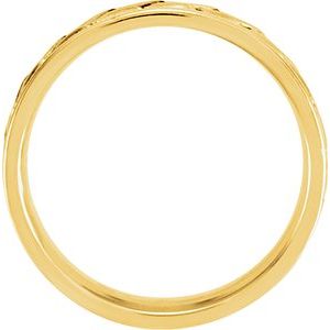 14K Tri-Color 7.75 mm Woven Band Size 10 - BN & CO JEWELRY