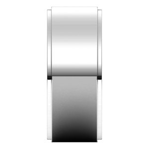 Platinum 8 mm Flat Edge Band Size 11 - BN & CO JEWELRY