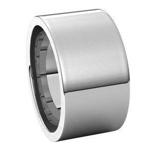 Sterling Silver 11 mm Flat Comfort Fit Band Size 10.5 - BN & CO JEWELRY