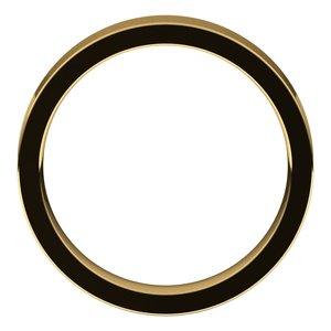 14K Yellow 4 mm Flat Comfort Fit Band Size 5.5 - BN & CO JEWELRY