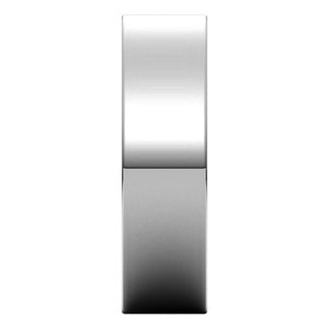 14K White 6 mm Flat Comfort Fit Band Size 8.5 - BN & CO JEWELRY