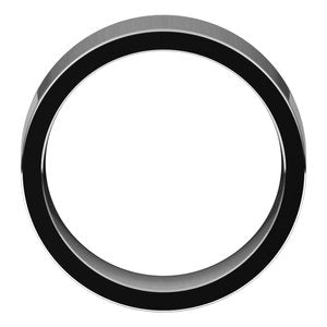 14K White 8 mm Flat Comfort Fit Band Size 9 - BN & CO JEWELRY