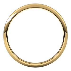 14K Yellow 2 mm Half Round Band Size 6 - BN & CO JEWELRY