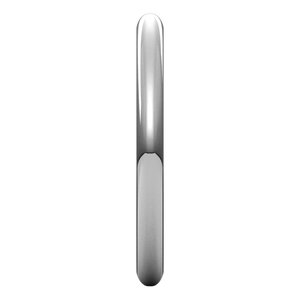 18K White 2 mm Half Round Band Size 12.5 - BN & CO JEWELRY