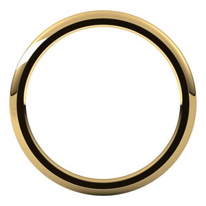 14K Yellow 1.5 mm Half Round Comfort Fit Band Size 8 - BN & CO JEWELRY