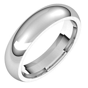 14K Yellow 4.5 mm Half Round Comfort Fit Band Size 9 - BN & CO JEWELRY
