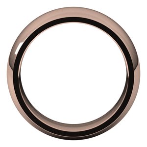 14K Rose 8 mm Half Round Comfort Fit Band Size 13 - BN & CO JEWELRY