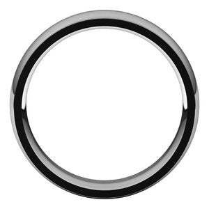 14K White 6 mm Comfort Fit Edge Band Size 10 - BN & CO JEWELRY