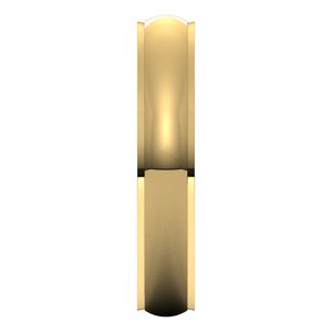 14K Yellow 4 mm Comfort Fit Edge Band Size 7 - BN & CO JEWELRY