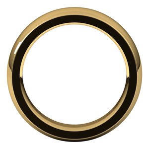 14K Yellow 6 mm Half Round Comfort Fit Heavy Band Size 10.5 - BN & CO JEWELRY