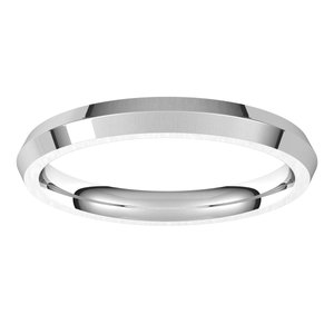 Sterling Silver 2.5 mm Knife Edge Comfort Fit Band Size 11 - BN & CO JEWELRY