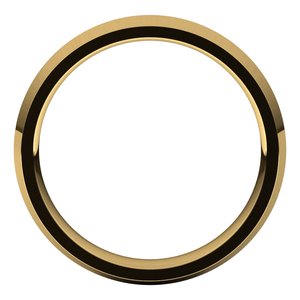 14K Yellow 4 mm Knife Edge Comfort Fit Band Size 8 - BN & CO JEWELRY
