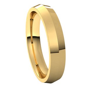 14K Yellow 4 mm Knife Edge Comfort Fit Band Size 8 - BN & CO JEWELRY