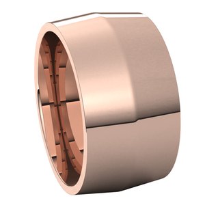 14K Rose 11 mm Knife Edge Comfort Fit Band Size 10.5 - BN & CO JEWELRY
