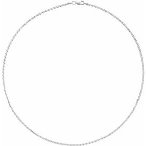 Sterling Silver 2.25 mm Wheat 24" Chain - BN & CO JEWELRY