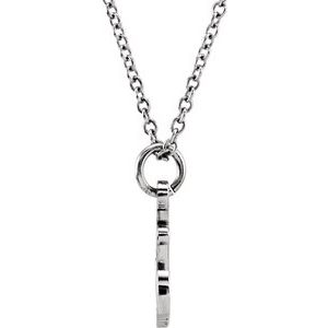 Sterling Silver Tiny Posh® Petite Anchor 16-18" Necklace - BN & CO JEWELRY