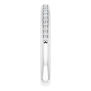 14K White 1/8 CTW Natural Diamond - BN & CO JEWELRY