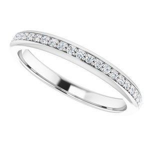 14K White 1/8 CTW Natural Diamond - BN & CO JEWELRY