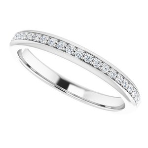 14K White 1/8 CTW Natural Diamond - BN & CO JEWELRY