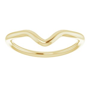 14K Yellow Band for 10x7 mm Pear Ring - BN & CO JEWELRY