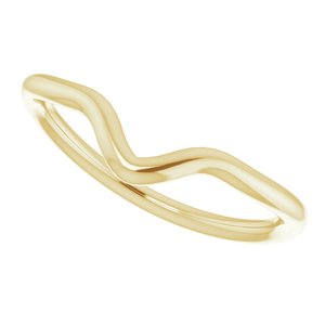 14K Yellow Band for 10x7 mm Pear Ring - BN & CO JEWELRY