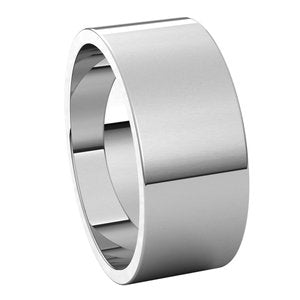 Sterling Silver 8 mm Flat Band Size 14.5 - BN & CO JEWELRY