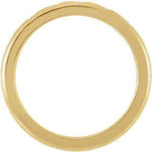 14K Yellow .07 CTW Natural Diamond Band Size 7 - BN & CO JEWELRY
