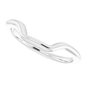 14K White Band for 10 mm Square Ring - BN & CO JEWELRY