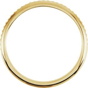 14K Yellow 2 mm Design Band Size 5 - BN & CO JEWELRY