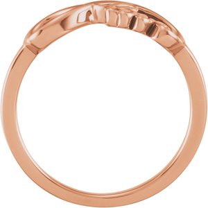 14K Rose Love Infinity-Inspired Ring - BN & CO JEWELRY