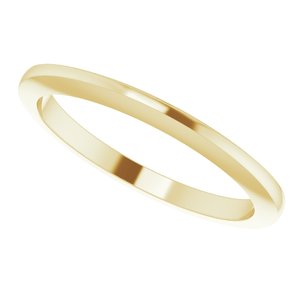 14K Yellow Knife-Edge Band - BN & CO JEWELRY