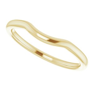 10K Yellow Contour Band - BN & CO JEWELRY