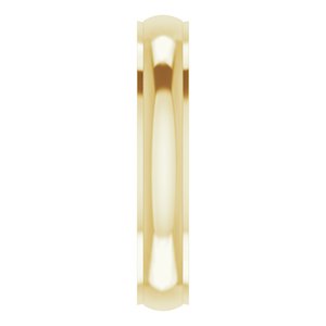 14K Yellow 4 mm Comfort Fit Edge Band Size 9 - BN & CO JEWELRY