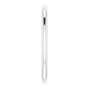 14K White 1.5 mm Half Round Band Size 6.5 - BN & CO JEWELRY