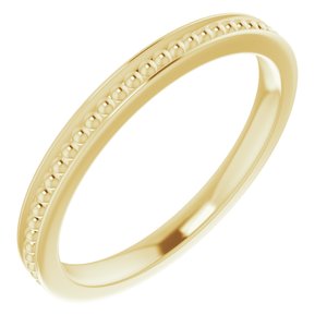 14K Yellow Stackable Bead Ring Size 5 - BN & CO JEWELRY