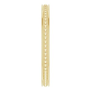 14K Yellow Stackable Bead Ring Size 5 - BN & CO JEWELRY