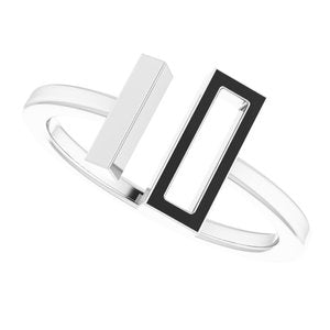 Sterling Silver Bar Ring - BN & CO JEWELRY