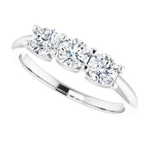 14K White 3/5 CTW Natural Diamond Anniversary Band - BN & CO JEWELRY
