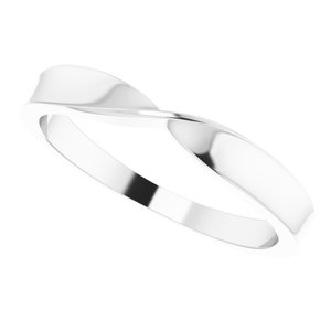 14K White 3 mm Stackable Twist Ring - BN & CO JEWELRY