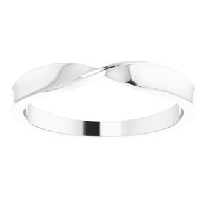 14K White 3 mm Stackable Twist Ring - BN & CO JEWELRY