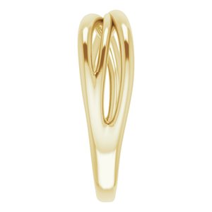14K Yellow Criss-Cross Ring - BN & CO JEWELRY