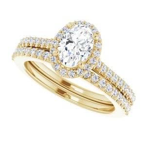 14K Yellow 7 x 5 mm Oval - BN & CO JEWELRY