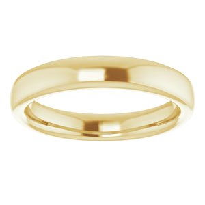 14K Yellow Band for 5.8 mm Round Ring - BN & CO JEWELRY