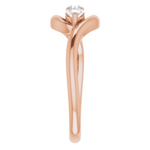 14K Rose 1/3 CTW Diamond Ring - BN & CO JEWELRY