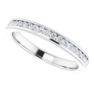 Platinum 1/4 CTW Diamond Anniversary Band - BN & CO JEWELRY