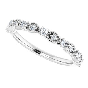 Platinum 1/5 CTW Natural Diamond Anniversary Band - BN & CO JEWELRY