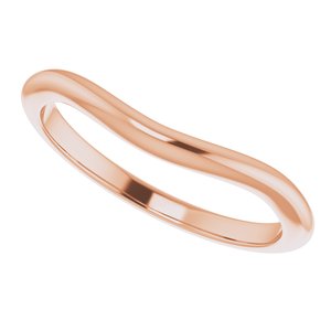 14K Rose 4.8 mm Round Wedding Band - BN & CO JEWELRY