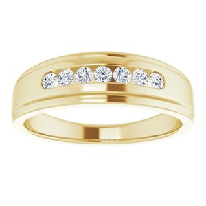 14K Yellow 1/3 CTW Natural Diamond Ring - BN & CO JEWELRY