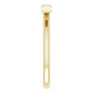 14K Yellow 1/10 CTW Natural Diamond Bar Ring - BN & CO JEWELRY