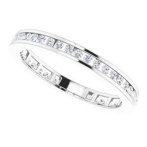 14K White 3/8 CTW Diamond Stackable Ring - BN & CO JEWELRY